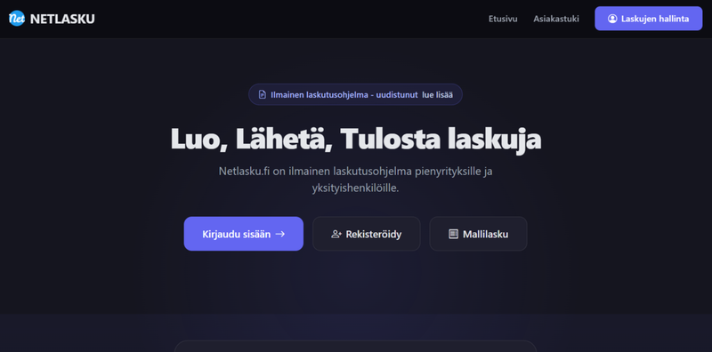 Netlasku - Invoicing